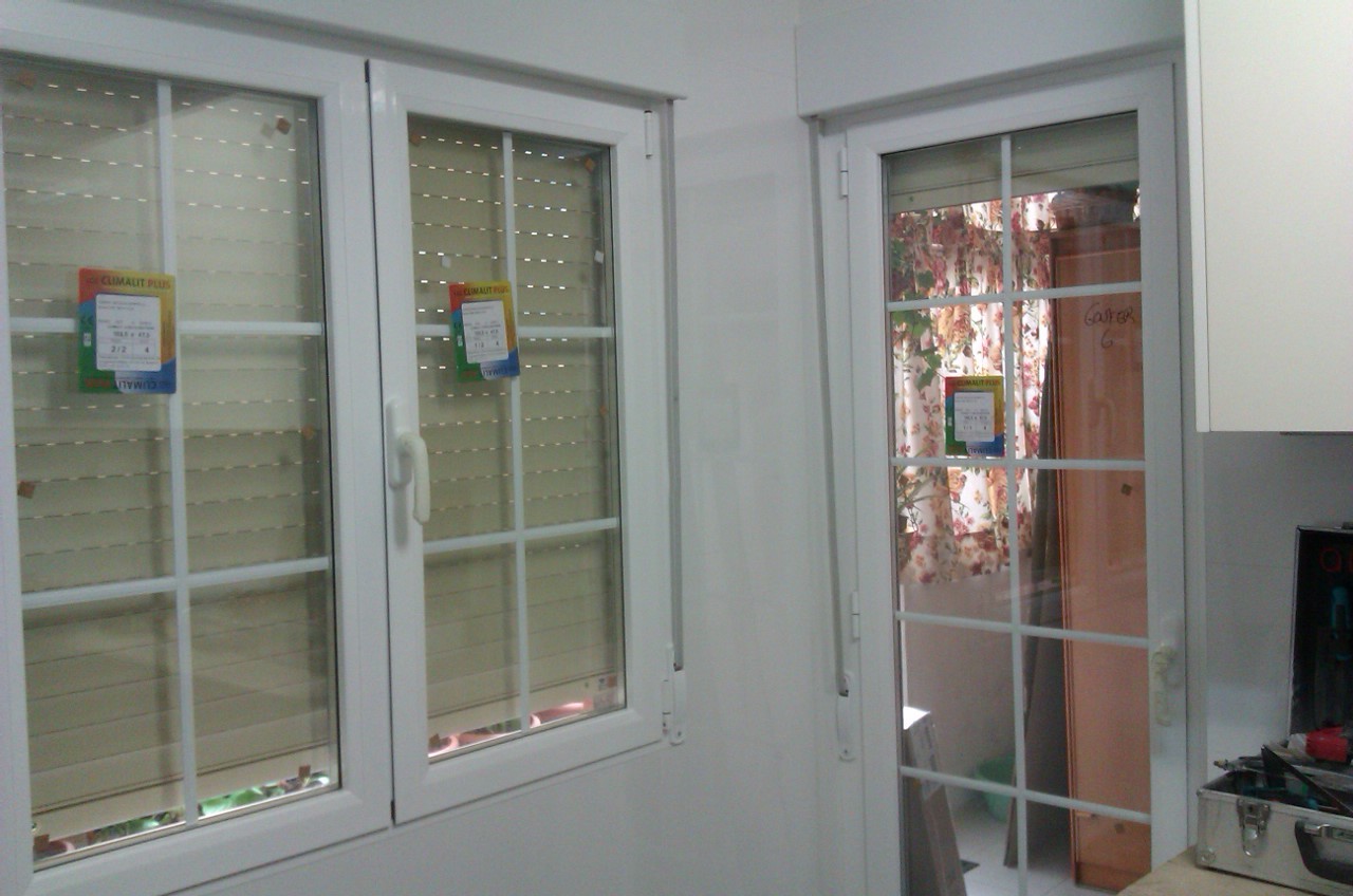 Ventana corredera de aluminio instalada en Zamora