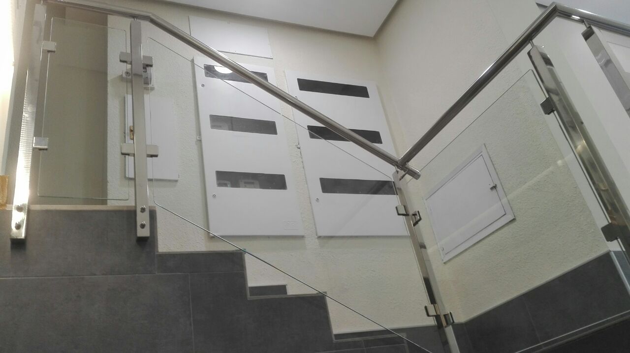 Barandilla de inox instalada en vivienda de Zamora